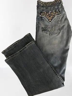 Miss Me Women's Boot Cut  Jp4288 Mining 02 Jeans Tag Size 30 Waist Measures 31  • $49.94