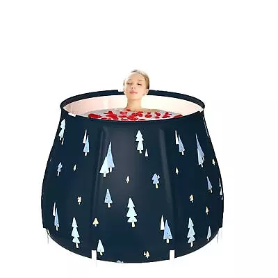Portable Foldable Bathtub For Adults Ice Cold Bath Tub Soaking Tub For Shower • $54.03