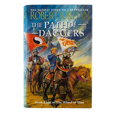 The Path Of Daggers By Robert Jordan Hardcover Book #8 The Wheel Of Time Fantasy • $35.20