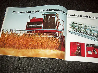 Massey Ferguson Tractors 540 Combine Brochure Literature Ad • $5.99