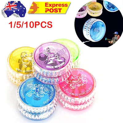 10PCS LED YoYo Light Up Clutch Mechanism Toys Yoyo Trick Speed Ball Kids Toys • $8.16