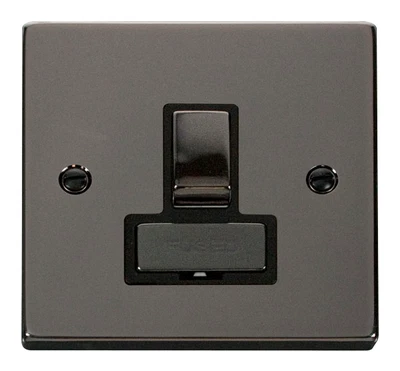 £12 • Buy Click Deco Black Nickel Switched Fused Spur VPBN751BK