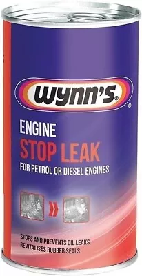 Wynns Engine Oil Stop Leak Sealer Treatment Additive For All Engine Types 325ml • £9.79