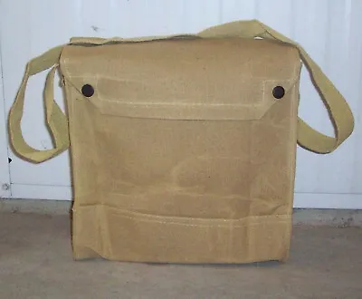 Gas Mask Haversack - Khaki Tan Carry Bag Ww1 Australian British - Indiana Jones • $25.99