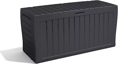 Keter Xl Large Storage Shed Garden Outside Box Bin Tool Store Lockable • £64.94