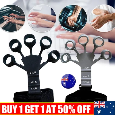 $4.59 • Buy Gripster Grip Strengthener Finger Stretcher Hand Grip Trainer Fitness Training