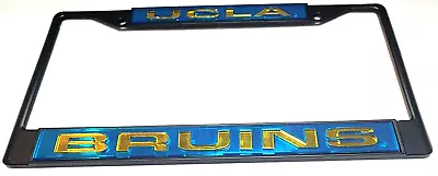 UCLA Bruins Black Metal Laser Cut License Plate Frame  Ship Now 1-3 Days • $15.99