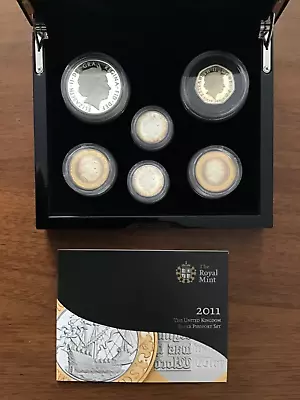 2011 UK Silver Piedfort Six-coin Set • £130