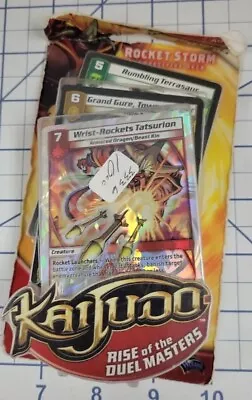 Kaijudo Rise Of The Duel Masters Rocket Storm Competitive Deck  Booster Pack 10d • $8