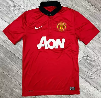 Manchester United 2013/2014 Home Football Shirt Soccer Jersey Size S • $38