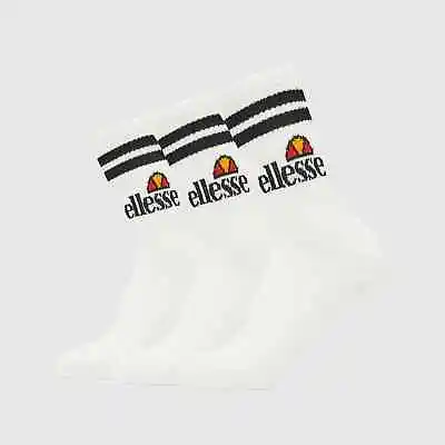 Ellesse Pullo Tennis/Crew Socks (3 Pack) 5-9 Shoe Size (12124) • $9.99
