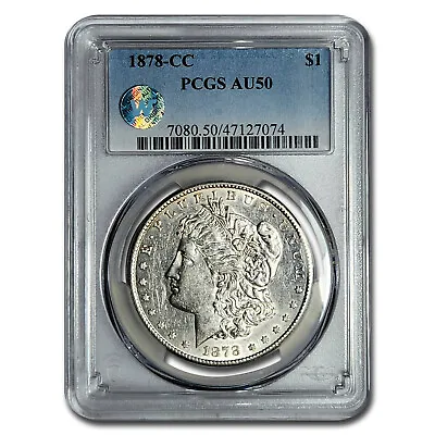 1878-CC Morgan Dollar AU-50 PCGS • $352.93