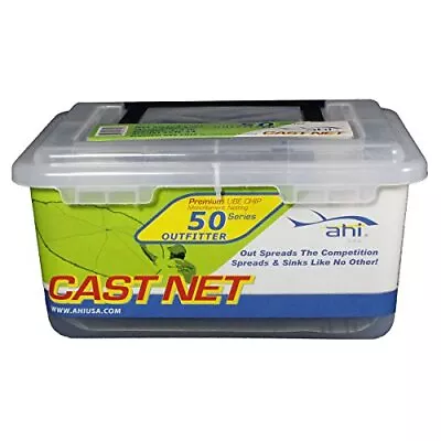 Usa 50 Outfitter Series Monofilament Cast Net Clear 4feet Multi One Size • $43.62