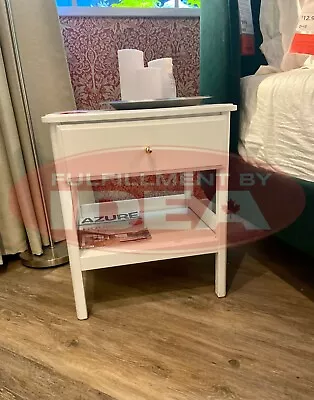 Brand New IKEA TYSSEDAL White Nightstand Side Table 702.999.59 • $132.89