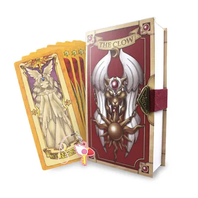 56Pcs/Set Card Captor Sakura Clow Cards Magic Book The Clow Card Collection+Gift • $22.99