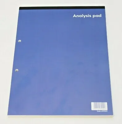 A4 Analysis Accounts Pad With 8 Ruled Columns & 80 Sheets. Numbered Vertically. • £4.99