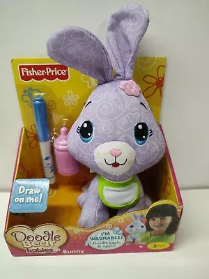 Fisher Price Doodle Bear Babies (BUNNY) Washable Doodle Over Again   RARE NEW • $49.99