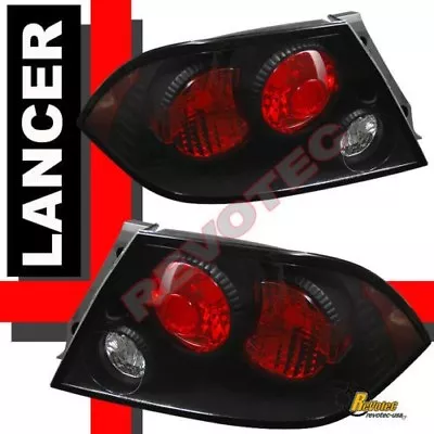 2002 2003 Mitsubishi Lancer ES OZ Rally LS Tail Lights Black 1 Pair  • $104.95