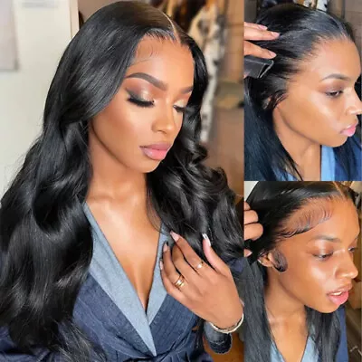 UNice Mongolian Glueless Wear And Go Body Wave Lace Front Human Hair Wig Pre Cut • $124.10