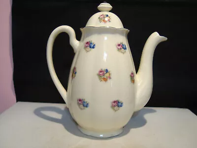 VTG 1920's Moriyama Mori Machi Japan Handpainted Floral  Porcelain Coffee Pot. • $35