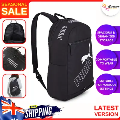 $84.91 • Buy Puma Phase Backpack II Bag 20L For Laptop Travel Sport Gym Work School - Black