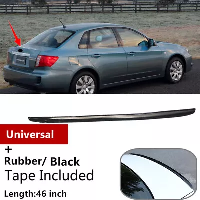 46'' Universal Black Fit For 08-11 Subaru Impreza Sedan Trunk Lip Spoiler Wing • $35.77