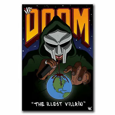 281439 MF Doom Daniel Dumile Super Villain Hip Hop PRINT POSTER • $12.95