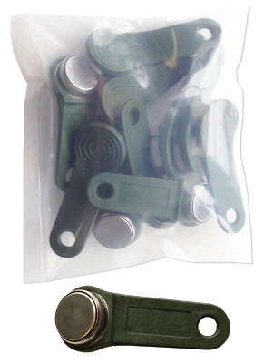 $22.99 • Buy Green Keytabs IButtons For Exaktime Job Site Time Clock 