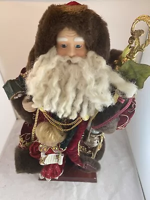 GRANDEUR NOEL Santa Claus Collectors 16”  Vintage Traditional  Santa 2001 • $32