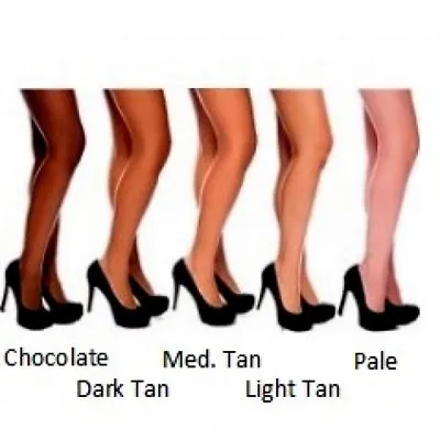 LG Tamara Dark Tan Stay Cool Tights Hooters Uniform Compression Support Hosiery • $21.56