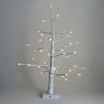 £14.95 • Buy 52 Led Birch Twig Tree Light Christmas Xmas Tabletop Desktop Decoration Lamp