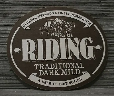 Mansfield Brewery Beer Coaster-Riding Traditional Dark Mild-093713 • £3.89