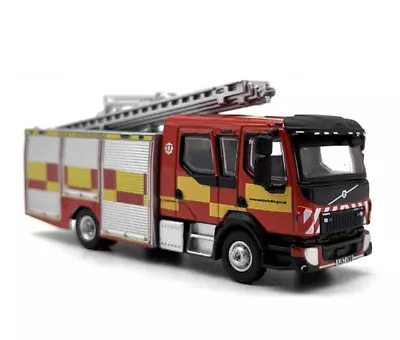 CR 1:76 Volvo FL Emergency Fire Engine Truck Model Diecast Metal Car • $45.11