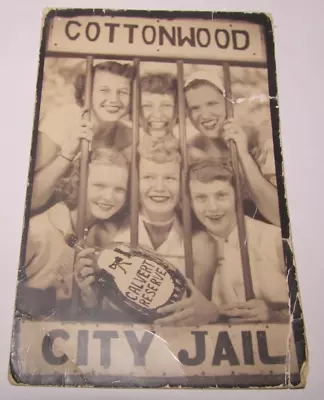 Vintage Photo Booth Souvenir Chase County Fair Cottonwood City Jail August 1952 • $10