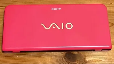 $209.98 • Buy SONY PC VAIO VPCP119KJ Silver Mini Laptop Used Pink Junk