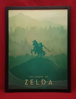 Legend Of Zelda Poster Breath Of The Wild Framed Print 16.75  X 12.75        -OO • £14.43