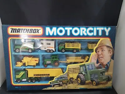 W442-matchbox Motorcity Mc-7 Farm Model Gift Set Boxed • $124.32