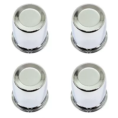 4x Gorilla Chrome Wheel Center Hub Caps 3 OD 2.67 Hub Push-Thru • $26