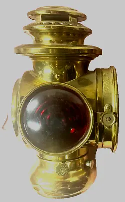 Cm Hall Brass Oil/electric Tail Lamp  Model T Ford Overland Buick • $400