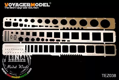 $4.30 • Buy Voyager Models Scribing Template Set 9
