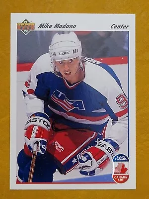1991-92 Upper Deck #32 Mike Modano Canada Cup Team USA Minnesota North Stars NM+ • $1.10
