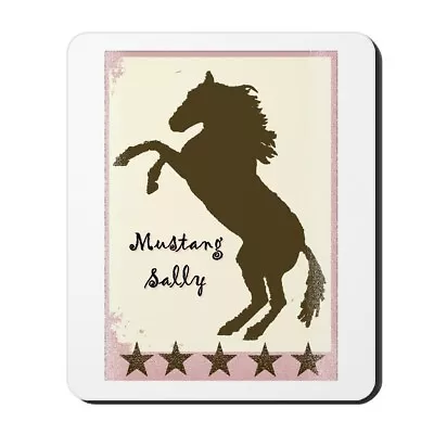 CafePress Mustang Sally Non-slip Rubber Mousepad Gaming Mouse Pad (361923987) • $14.95