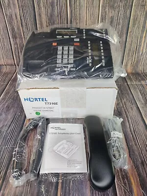 NEW Nortel/ Avaya T7316E Display Business Phone (Charcoal) NIB  • $74.95