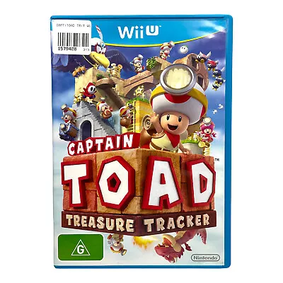 Captain Toad Treasure Tracker *No Manual* Nintendo Wii U PAL VGC • $24