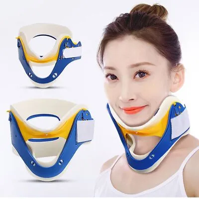 Cervical Traction Device Neck Brace Support Pain Relief Tool Cervical Collar • £15.58