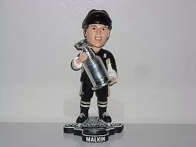 EVGENI MALKIN Pittsburgh Penguins Bobble Head 2009 NHL Stanley Cup Champs Trophy • $89.95