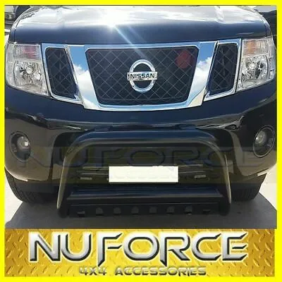 Nudge Bar / Grille Guard Black Suits Nissan Navara D40 (2005 - 2015) • $299