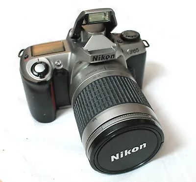 NIKON F65 SLR 35mm Film Camera 28-100mm AF Nikkor Lens In Working Order.  • $109.95