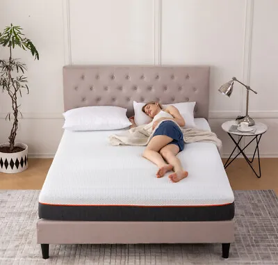 GUDE NIGHT* Memory Foam Mattress 16CM 3ft 4ft6 5ft Rolled Bed Orthopaedic 3 Zone • £95.99