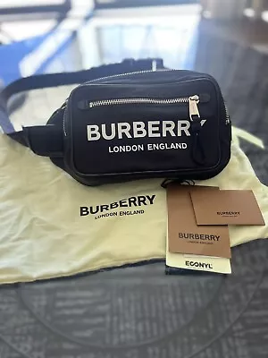 Burberry Logo Print Nylon Bum Bag • $650